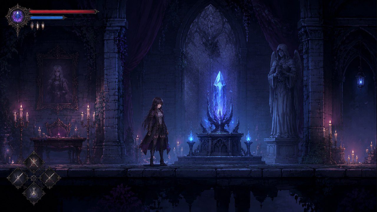 哥特少女勇闯恶魔城2 探索场景 实机截图 5