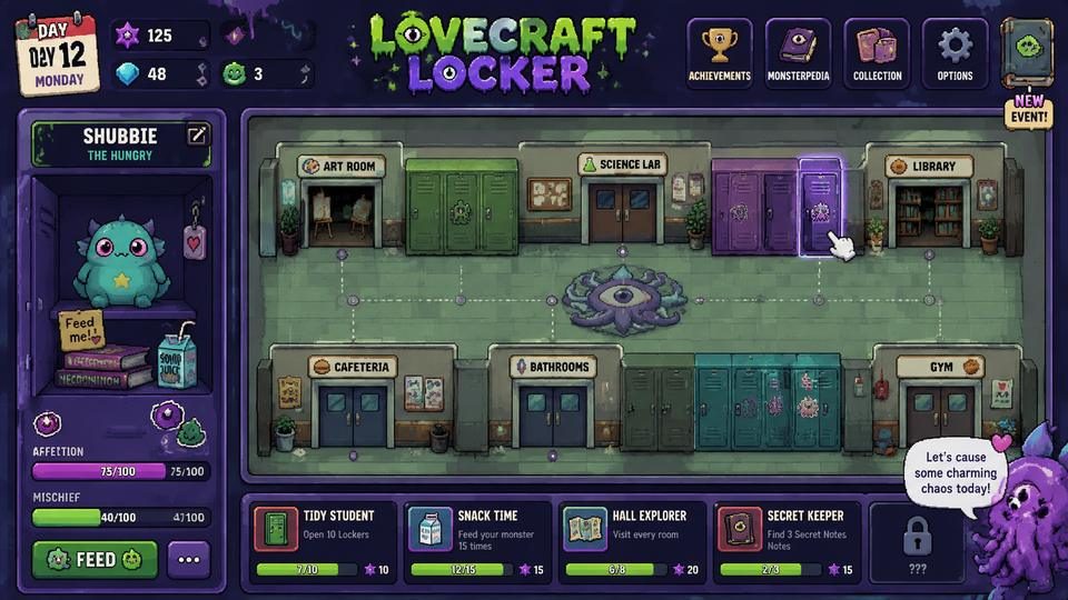 Lovecraft Locker 存档管理 实机截图 3