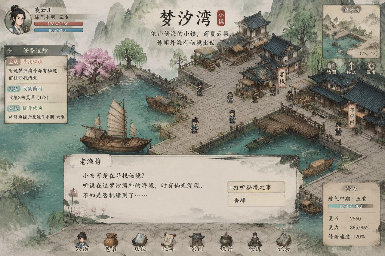谪仙索欢录 探索场景 演示图 8