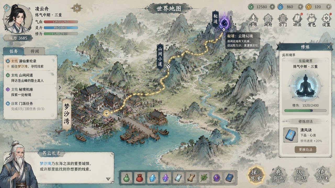 谪仙索欢录 操作界面 预览图 6