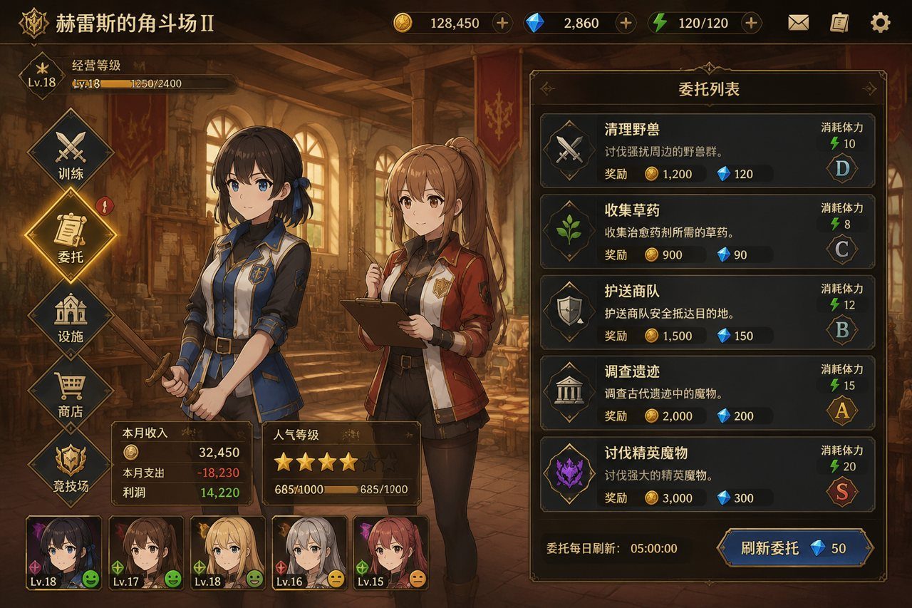 赫雷斯的角斗场Ⅱ 赛事挑战 玩法截图 8