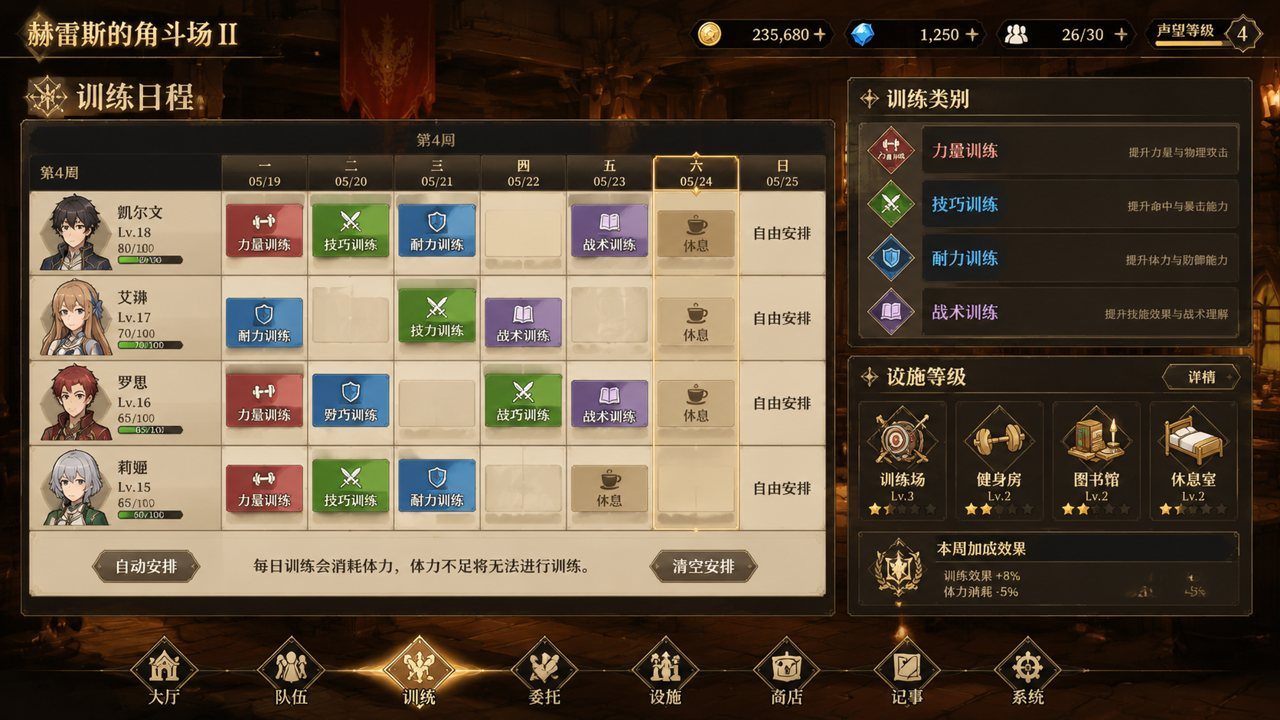 赫雷斯的角斗场Ⅱ 角色养成 预览图 5