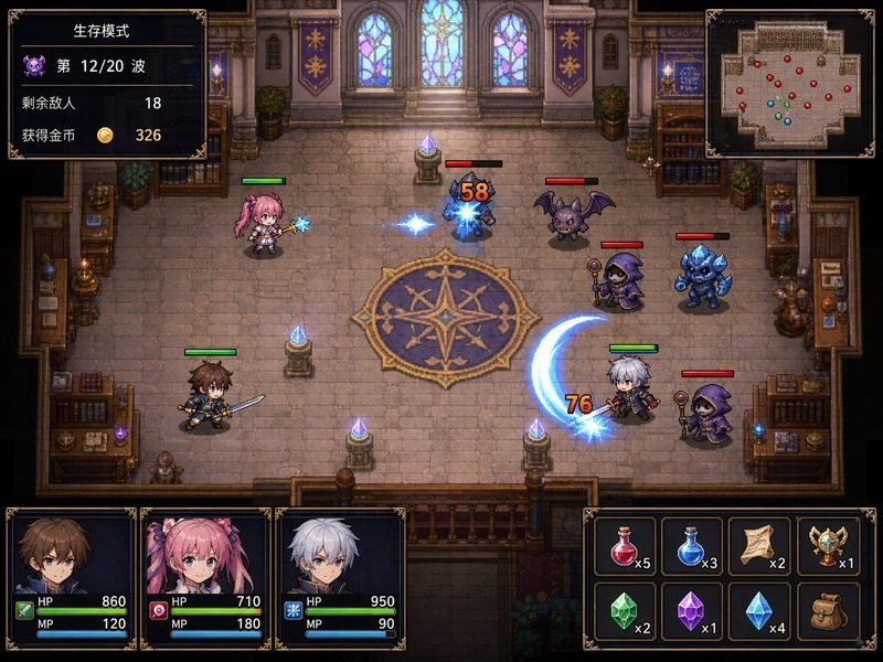终末的自我主义Ver1 学院RPG 画面 7