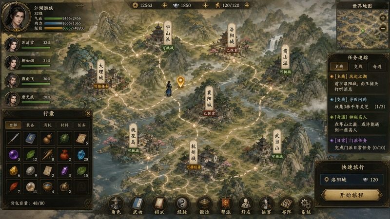 金庸群侠传5爱与死仙狐MOD六周年 仙狐MOD 场景图 1